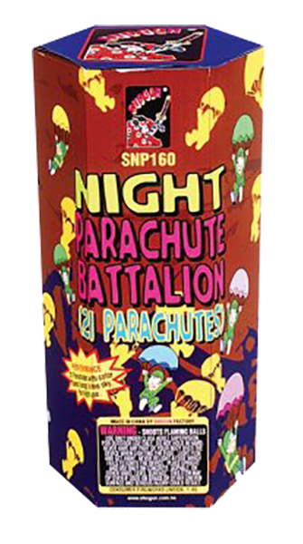 Night Para Battalion 21-Shot Standard Aerial Cake