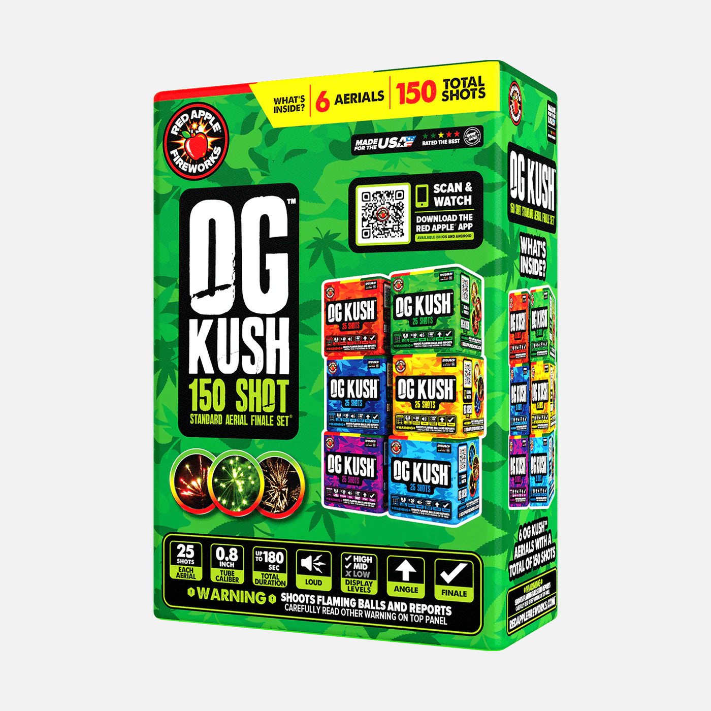 OG Kush 150-Shot Standard Aerial Finale Set