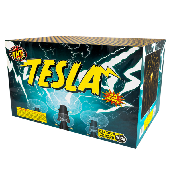 Torta aérea Tesla 23-Shot XL