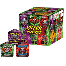 Killer Clown 180-Shot Aerial Cake Assortment | Case 4/3