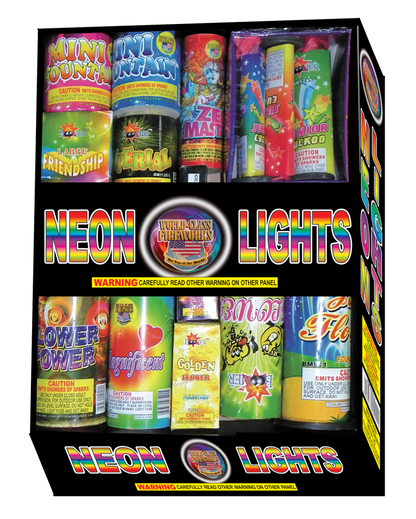 Juego surtido de luces de neón