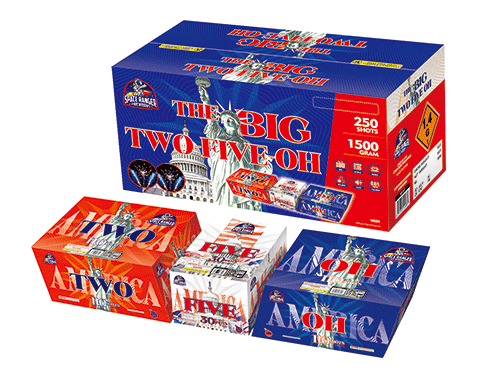 The Big Two-Five-Oh 250-Shot XL Aerial Finale Kit