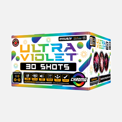 Juego de pirotecnia final aérea Ultraviolent® 60 Shot XL®