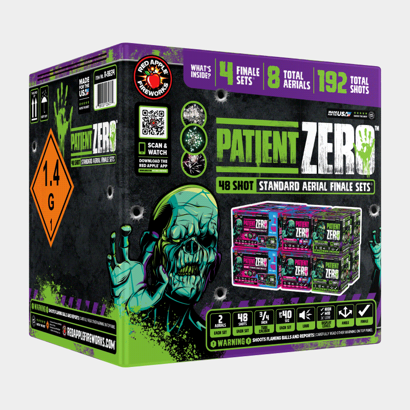 Patient Zero 48-Shot Standard Aerial Finale Set