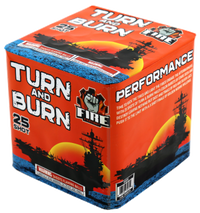 Turn & Burn 25-Shot Standard Aerial Cake