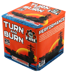 Turn & Burn 25-Shot Standard Aerial Cake