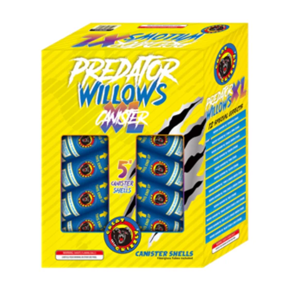 Predator Willow 12-Shot 5 in. Canister Shells