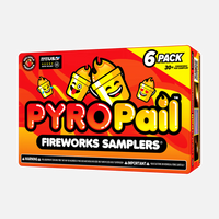 Muestra de fuegos artificiales Pyro Pail™