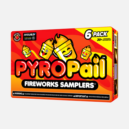 Muestra de fuegos artificiales Pyro Pail™