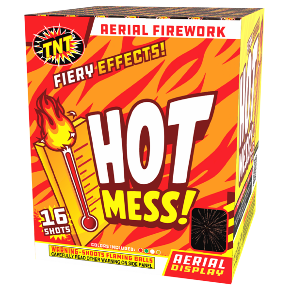 Hot Mess 16-Shot Standard Aerial Cake