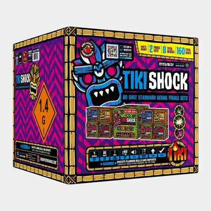 Tiki® Shock! 80 Shot Standard Aerial Finale Set®