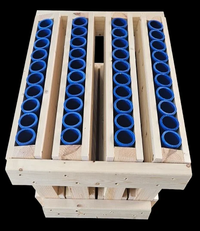 Great Lakes Mortar Racks™ FREEDOM 40-Shot Fan Rack