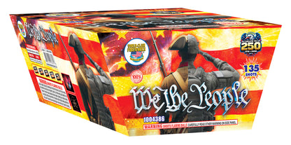 We The People 135-Shot XL Aerial Cake