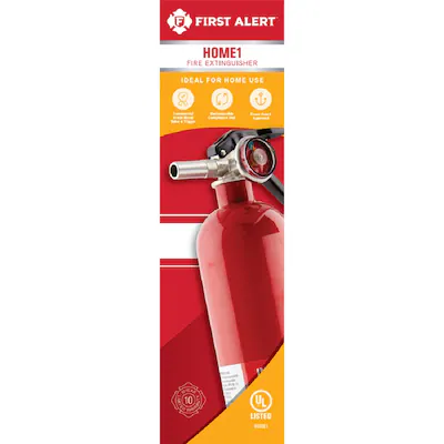 Extintor recargable residencial First Alert Home 1-A:10-B:C