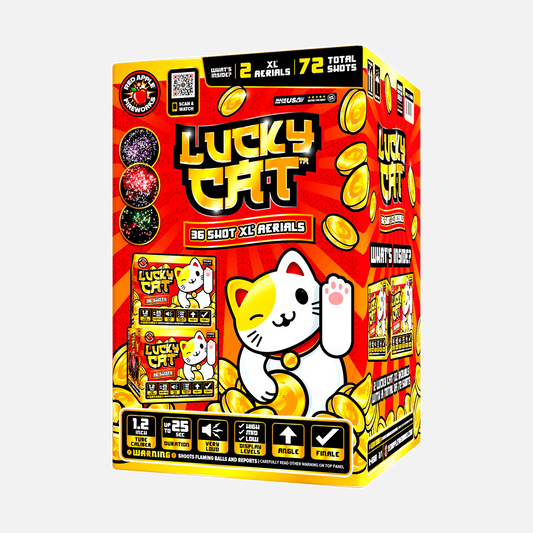 Lucky Cat™ 36 disparos XL® Aéreos