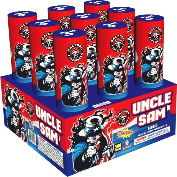 Uncle Sam 9-Shot XL Aerial Cake