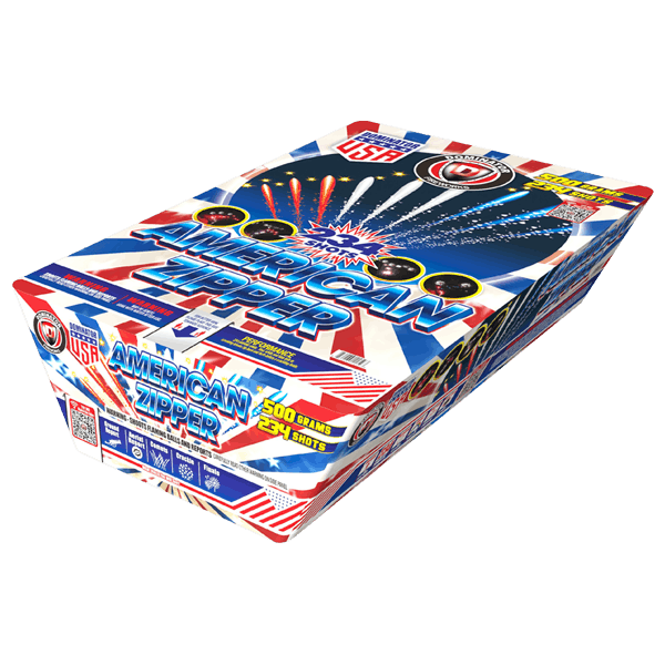 AlMerrick New Flyer SUPER Brand TOY2枚セット American Zipper 234-Shot XL Zipper Aerial Cake – Elevated Fireworks
