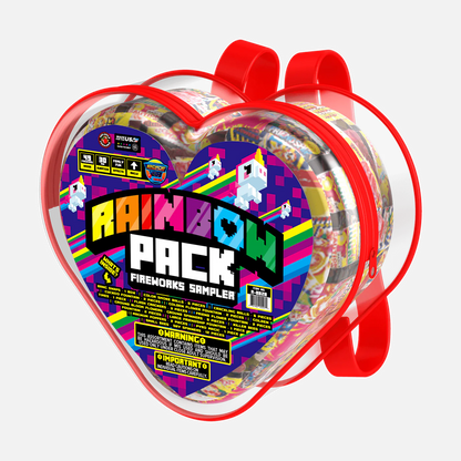 Rainbow Pack Heart Shaped Backpack Samplers®