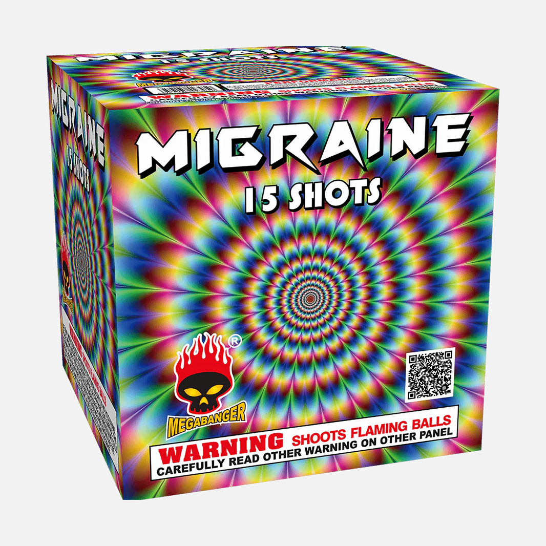 Migraine 15-Shot XL Aerial Cake