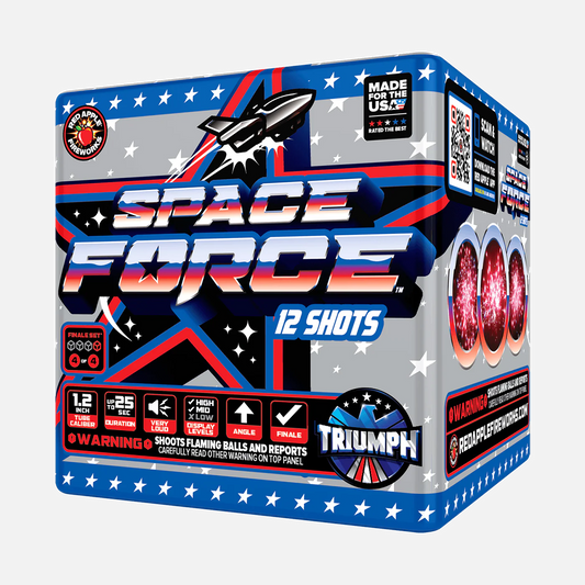 Set de fuegos artificiales aéreos Space Force® de 48 disparos®
