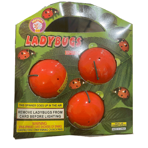 Ladybugs Flying Novelty (3-Pack)