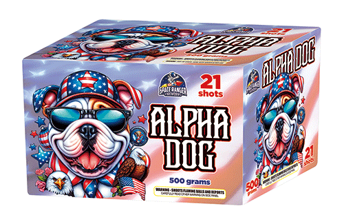 Alpha Dog 21-Shot XL Aerial Cake