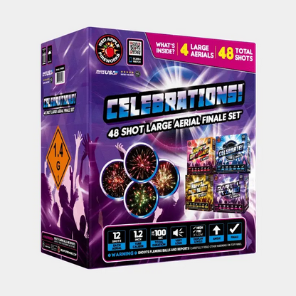 Celebrations™ Juego de final aéreo grande de 48 disparos®