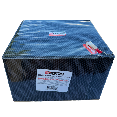 225s Multicolor Comet to Hammer 225-Shot Pro-Line Cake