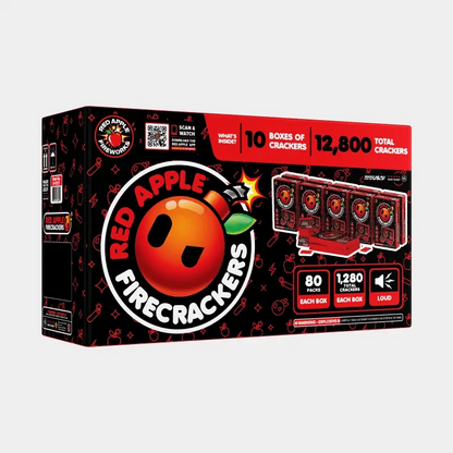 Petardos de bengalas Red Apple® Bombs de 16 disparos "Full Brick"