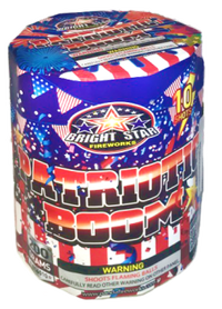 Patriotic Boom 10-Shot Standard Aerial Cake