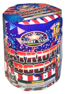 Patriotic Boom 10-Shot Standard Aerial Cake