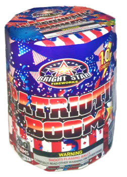 Patriotic Boom 10-Shot Standard Aerial Cake