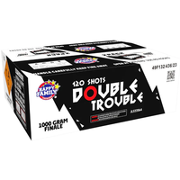 Double Trouble 120-Shot XL Aerial Cake