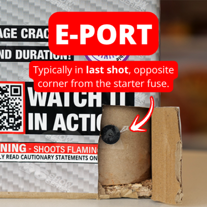 O/Pu/Pi/Aq Dahlia Asst (30 sec) 12-Shot Standard Aerial Cake | 1/4 Case