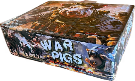 War Pigs 300-Shot XXL Aerial Cake
