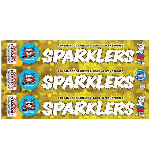 #10 Bamboo Sparklers (12-Pack, 96 Sparklers)
