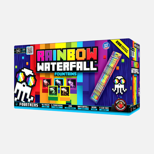 Rainbow Waterfall Handheld Fountain