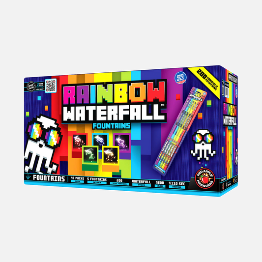 Rainbow Waterfall Handheld Fountain