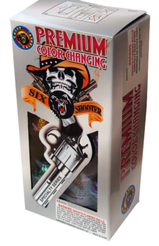 Carcasas de 6 tiros que cambian de color "Six Shooter"