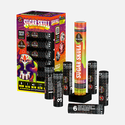 Sugar Skulls® Carcasas de Mortero de 6 Tiros y 6 Pulgadas XXL™