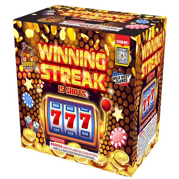 Winning Streak 15-Shot Large Aerial Cake