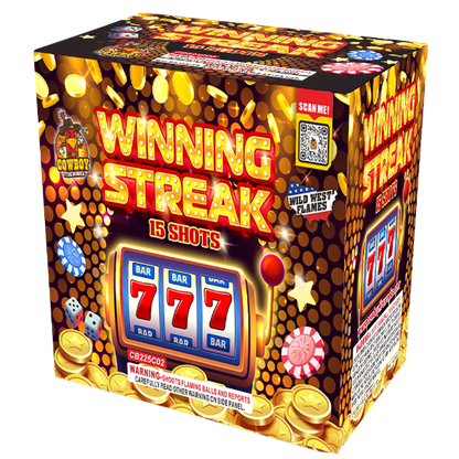 Winning Streak 15-Shot Large Aerial Cake