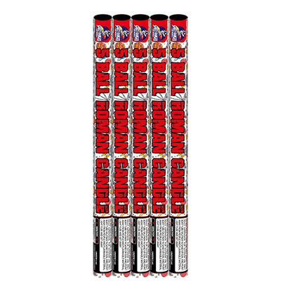 5-Ball Roman Candle (5-Pack)