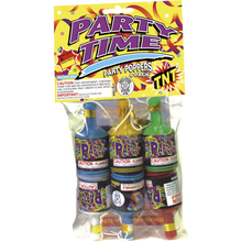 Part Time Party Poppers (6-Count)