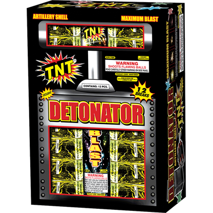 Detonador 12 Tiros, 4 pulg. Carcasas cilíndricas