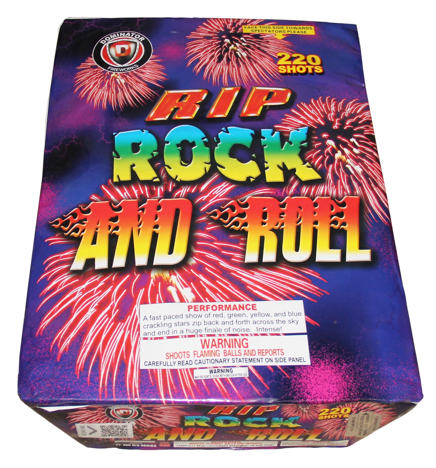 Rip Rock And Roll 220-Shot XL Aerial Cake