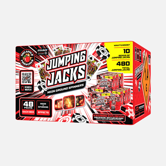 Jumping Jacks Neon Ground Spinners