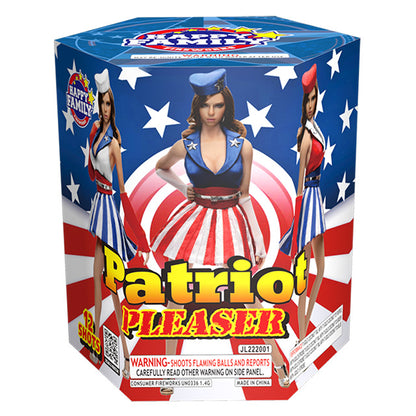 Patriot Pleaser 12-Shot Standard Aerial Cake