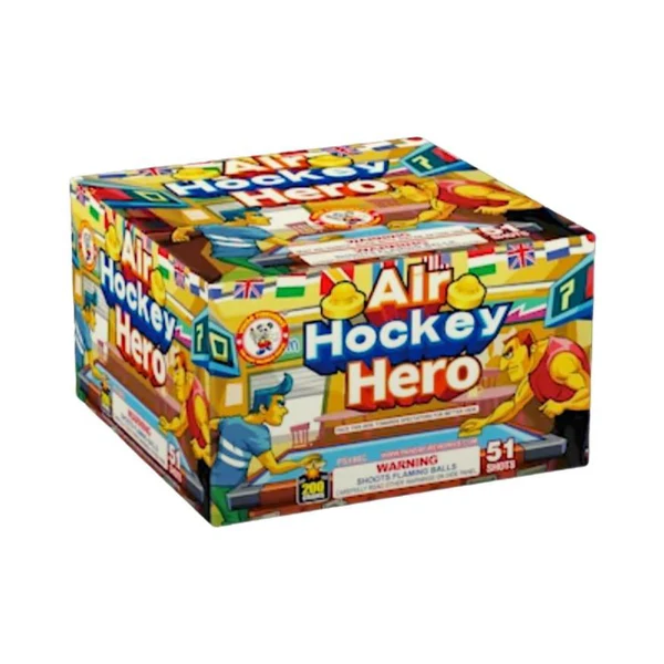 Air Hockey Hero 51-Shot Large Aerial Cake