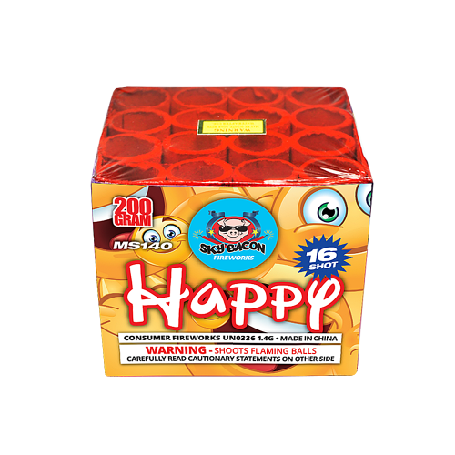 Happy 16-Shot Standard Aerial Cake